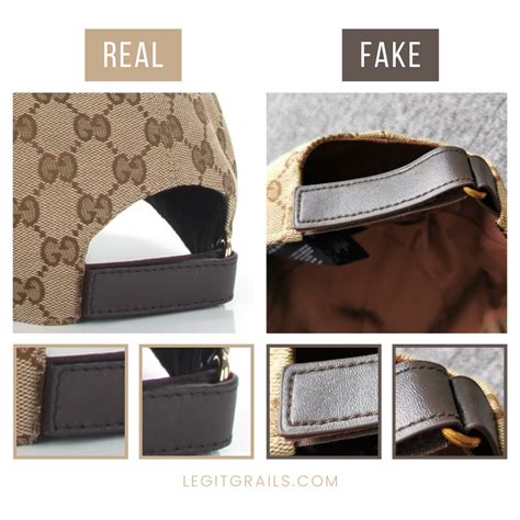 real vs fake gucci hat|faux Gucci hat.